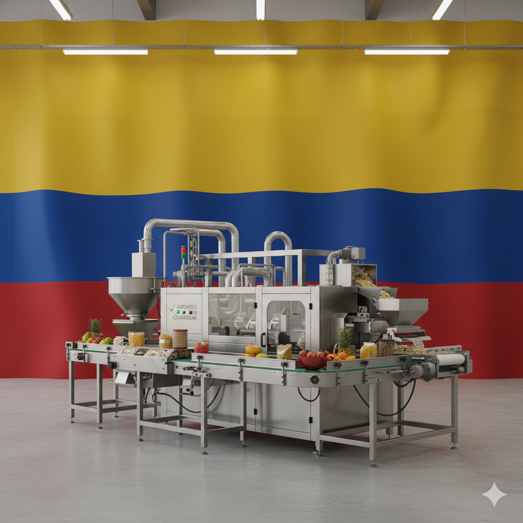maquinaria industrial de alimentos en Colombia
